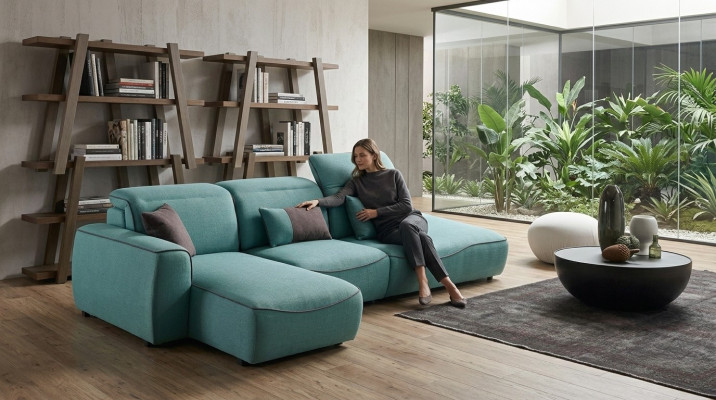 Italienische Design Eck Sofa Sitz Polster Eck Garnitur Couchen EckeTextil