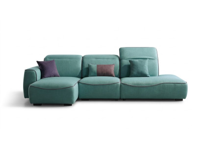 Italienische Design Eck Sofa Sitz Polster Eck Garnitur Couchen EckeTextil