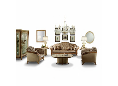 Sofagarnitur Sofa Couch 3 + 2 Wohnzimmer Designer Möbel Klassisch Barock