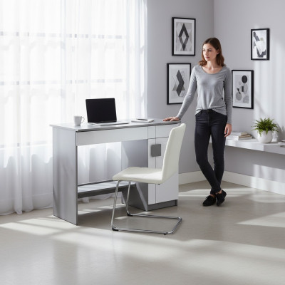 Schreibtisch Computertisch Büro Office Kollektion Tisch Neu Tische Wohnzimmer