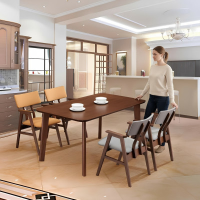 Stuhl 1x Ess Zimmer Club Stühle Polsterstuhl Sessel Holz Lounge Italy Designer