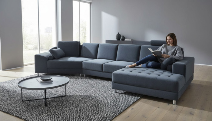 Design Eck Couch Polster Sitz Garnitur Landschaft Modern Möbel Sofas Couchen Neu