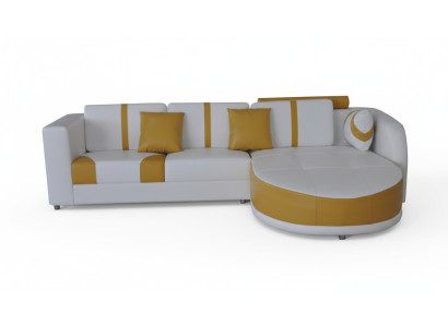 Eck Sofa Couch Polster Ecke Wohn Zimmer Landschaft Deko Designer Couchen