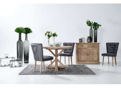 Klassischer Design Rundtisch Runder Tisch Holz Tische 110/140 cm Esszimmer Neu