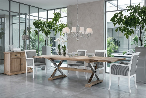 Design esstisch klassischer holz tische ausziehbarer wohnzimmer luxus