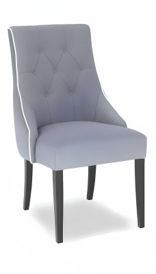 Lehn Stuhl Restaurant Industrie Designer Stühle Sitz Polster Chesterfield Neu