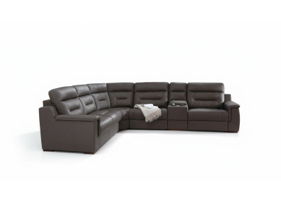 Ecksofa Ablage Kühlfach Bettfunktion Schlaf Sofa Couchen Polster Wohnlandschaft