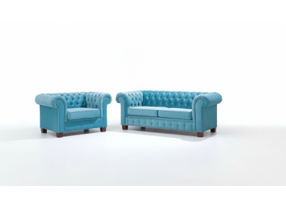 Leder Design Couch Polster Sitz 3+1+1 Garnitur Sofa Garnituren Sofas Kunstleder