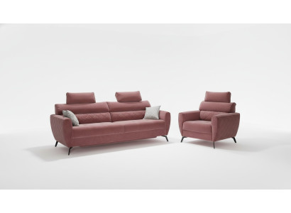 Leder Design Couch Polster Sitz Garnitur Garnituren 3+2+2 Leder Sofas Neu Sofa