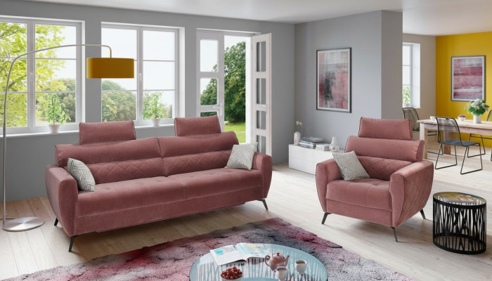 Dreisitzer Couch Polster Design Sofa Sitz 3er Sofas Zimmer Möbel Moderne Leder