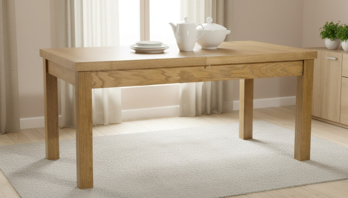 Tisch Klassischer Esstisch Holz Rustikaler Holztisch Tische Esszimmer