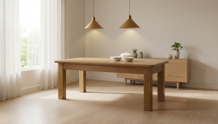 Tisch Klassischer Esstisch Holz Rustikaler Holztisch Tische Esszimmer 250/450cm