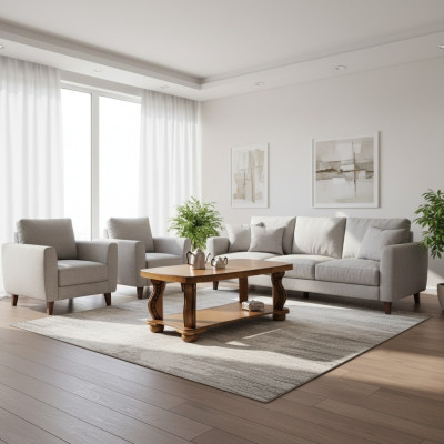 Handarbeit Echt Holz Couchtisch Sofa Beistell Tische Klassisch Wohnzimmer Tisch