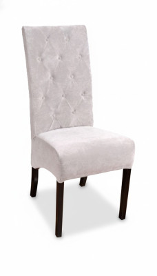 Set 8x Chesterfield Designer Massivholz Stuhl Esszimmerstuhl Designer Polster