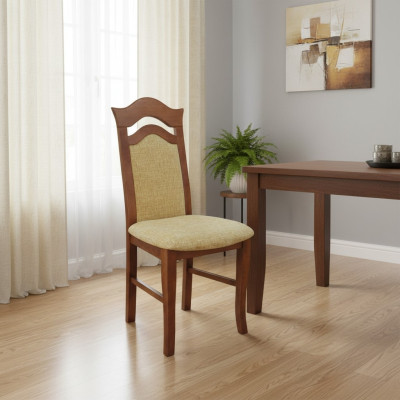 Design Gastro Stuhl Textil Esszimmer Stoff Stühle Lehnstuhl Sessel Polster