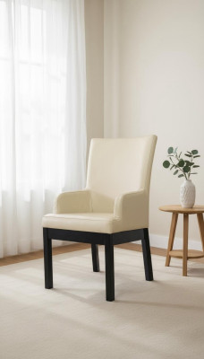 Set 6x Sessel Stuhl Gruppe Garnitur Holz Lehn Polster Stühle Esszimmer