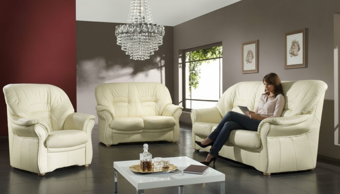 Sofas Couch Polster Garnitur Moderne Couchen Kunstleder Sofagarnitur