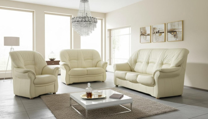 Design Relax Sofas Couch Polster Dreisitzer Couchen Kunstleder Sofa