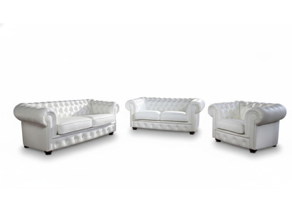 Sofagarnitur Chesterfield 3+2 Sitzer Sofa Sitz Polster Klassiche Couchen