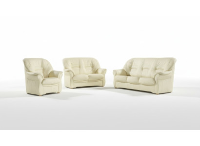 Sofa 3 Sitzer Design Sofas Polster Couchen Leder Relax Deko Moderne Sitz