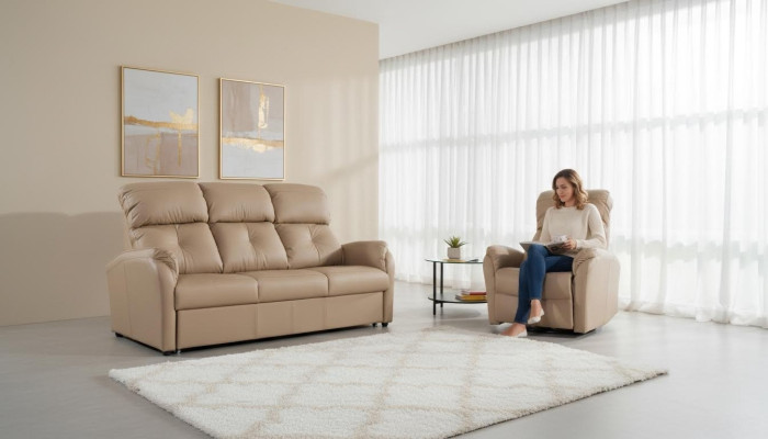 Design Sofa 3 Sitzer Sofa Polster Couch Dreisitzer Moderne Couchen