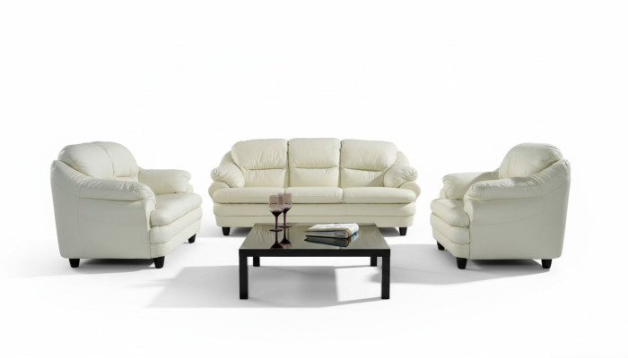 Kino Couch Dreisitzer Couch 3 Sitzer Polster Sofa Leder Sofas Couchen