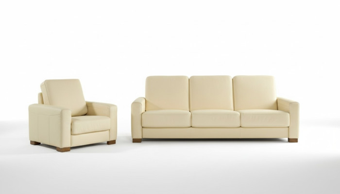 Sofagarnitur Moderne 3+1 Sitzer Set Design Sofas Polster Couchen Leder