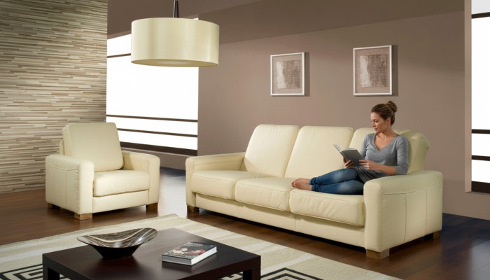 Zweisitzer Couch Klassische Ledersofa Couch Polster Sofa 2 Sitzer Leder