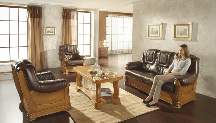 Klassik Sofagarnitur 3+1 Sitzer Klassischer Wohnlandschaft Sofas Couchen