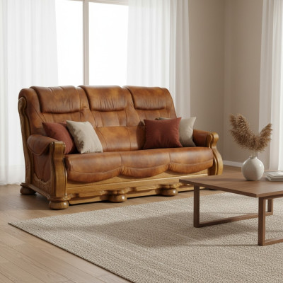 Sofa 3 Sitzer Sitz Klassischer Wohnlandschaft Sofas Couchen Polster