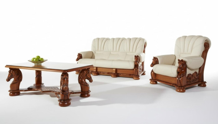 Klassische Zweisitzer Couch Sofas Polster Sofa 2 Sitzer Leder Deko Couchen