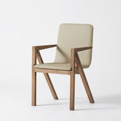 Design Stuhl Sessel Holz Stühle Echte Handarbeit Lounge Club Sessel Lehn Stühle