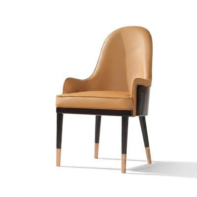 Stuhl 1x Ess Zimmer Polster Stuhl Sessel Fernseh Lounge Club Leder Textil Sitz