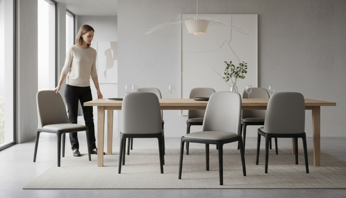 Stuhl 1x Ess Zimmer Polster Stuhl Sessel Lounge Club Textil Leder Fernseh Stoff
