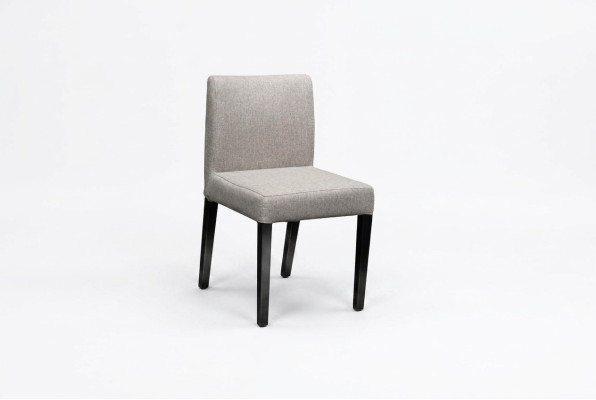 Stuhl 1x Ess Zimmer Polster Stuhl Sessel Lounge Club Textil Sitz Leder Fernseh