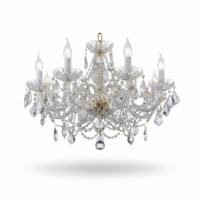 Kronleuchter Kristall Leuchte Deckenleuchte Hängeleuchte Lampe Luster Bohemia