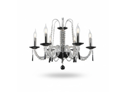 Kronleuchter Antik Stil Leuchte schwarz Leuchte Decken Lampen Luster Lampe Neu