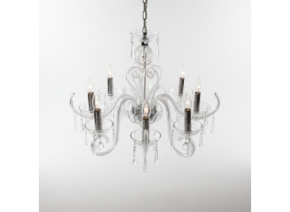 Bohemia Modern Leuchte Decken Leuchte Leuchter Kristall Lampe Kronleuchter Gold