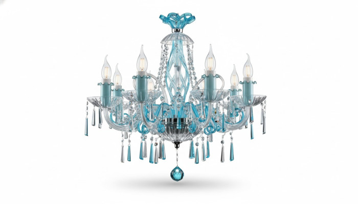 Bohemia Luster Hänge Decken Leuchte Kronleuchter Lampe Kristall Lampen Leuchten