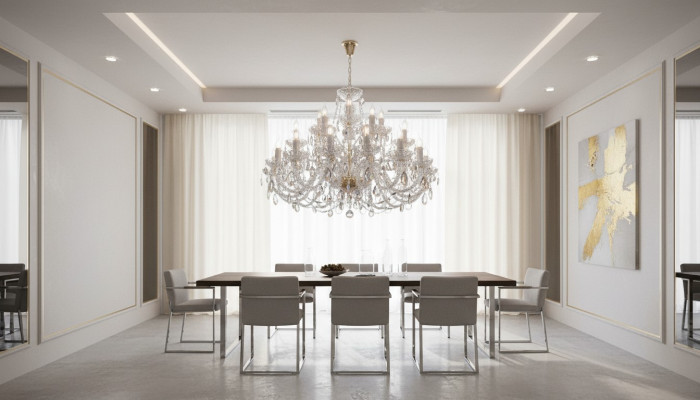 Bohemia Kristall Leuchte Lampe Lampen Decken Luster Decken Kronleuchter Leuchte