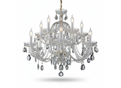 Bohemia Luster Kristall Kronleuchter Lampe Leuchte Deckenleuchte Hängeleuchte