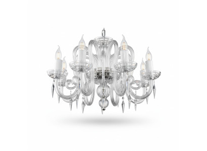 Wohn Ess Zimmer Luster Kronleuchte Deckenlampe Leuchte Lampe Kristall Lampen