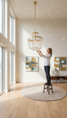 Deckenleuchte Kristall Deckenlampe Kronleuchter Lampe Leuchte Elite Bohemia Neu