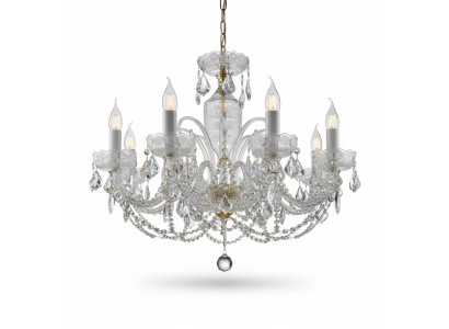 Königlicher Palast Bohemia Kronleuchter Lampe Leuchten 8x Lampen Deckenlampe