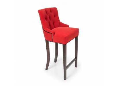 Bar Hocker Chesterfield Hotel Stühle Garnitur Stuhl Textil Polster Gruppe 6xSet