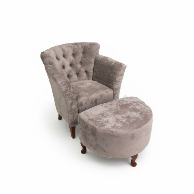 Hocker Fußhocker Beistellhocker Ottomane Sitzbank Chesterfield Polster Sitz Neu