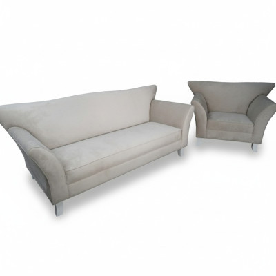 Sofa 3 Sitzer + 1 Sitzer Sofagarnitur Polster Designer Couchen Sofas Garnitur