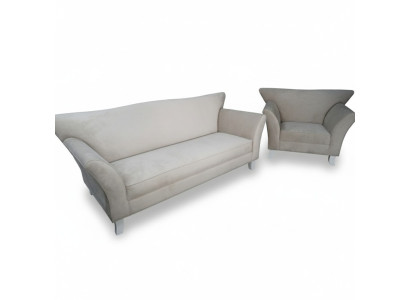 Sofa 3 Sitzer + 1 Sitzer Sofagarnitur Polster Designer Couchen Sofas Garnitur