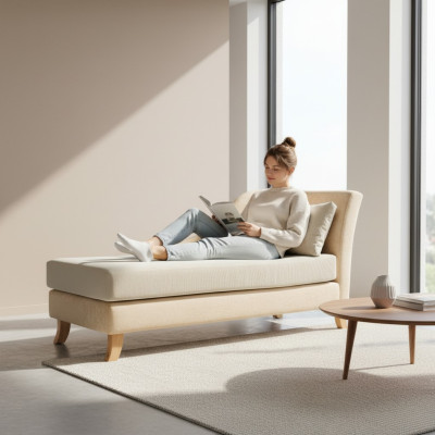 Chaiselongue Chaiselongues Stoff Sofa Liege Chaise Club Relax Textil
