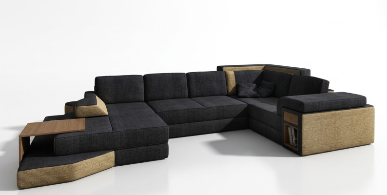 Luxuriöses Ecksofa für Wohnzimmer in U-Form Entdecken Sie ein großartiges Design